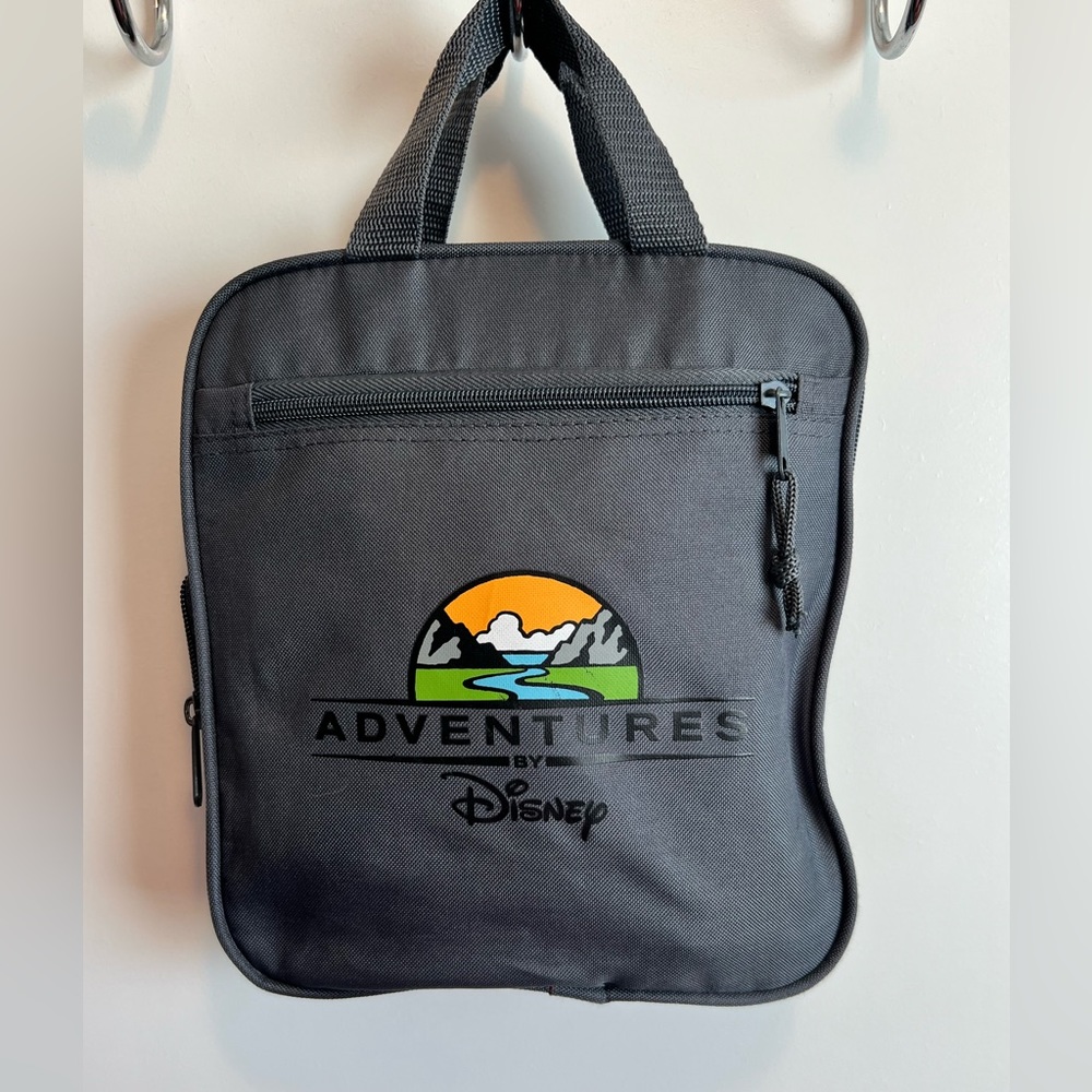 ADVENTURES BY DISNEY GRAY DUFFEL TOTE, FOLD AWAY TRAVEL BAG